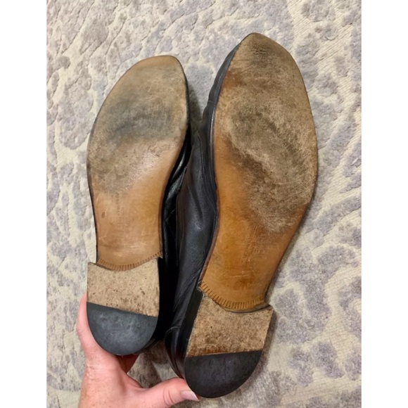 Mens SANTONI Brown Leather Loafers - Picture 3 of 5